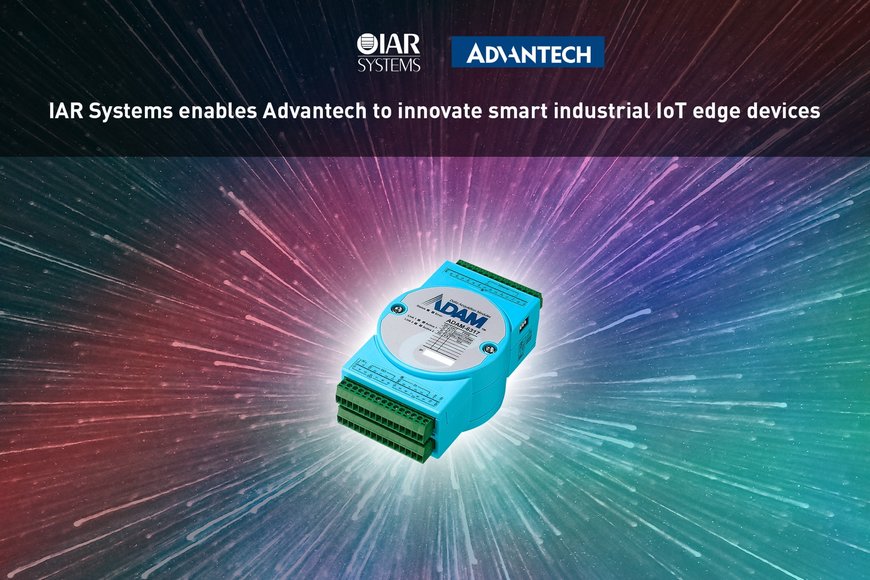 IAR Systems ermöglicht Advantech Innovationen bei intelligenten industriellen IoT-Edge-Geräten
